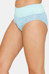 Zivame Anti-Microbial High Rise Full Coverage Tummy Tucker Hipster Panty (Pack of 2) - Multicolor — thumbnail 15